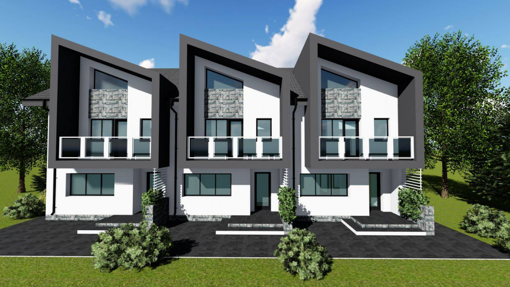 Detalii vila 4 camere ansamblul rezidential Panoramic Residence Villas